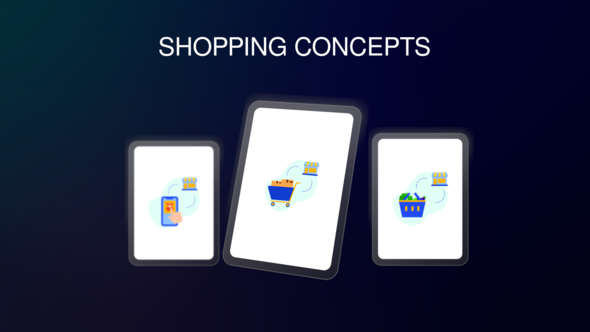 Videohive Shopping Concepts Elements template preview