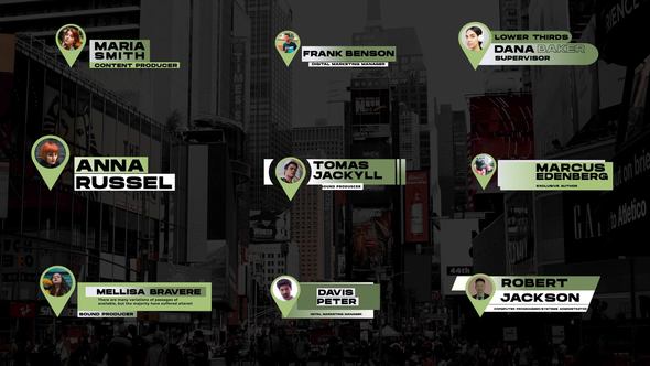 Videohive Location Lower Thirds | AE Titles template preview