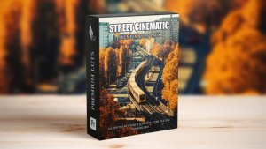 Cinematic Moody Street Hollywood Film Look LUTs Pack Premiere Pro template preview