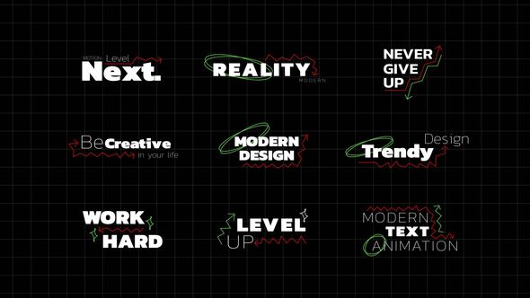 Videohive Text Animation / AE 58489662 Titles template preview