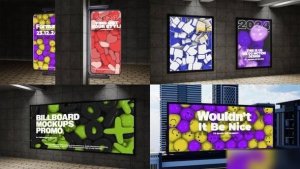 Videohive Billboard Mockups Promo 55079179 Product Promo template preview