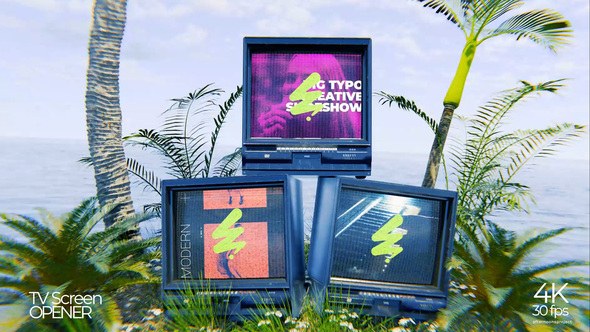 Videohive Tropical TV Opener Openers template preview