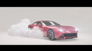 Videohive Drifting Car Logo Reveal Logo Stings template preview