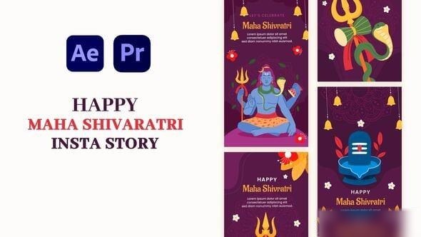 Videohive Maha Shivratri instagram story Template Elements template preview