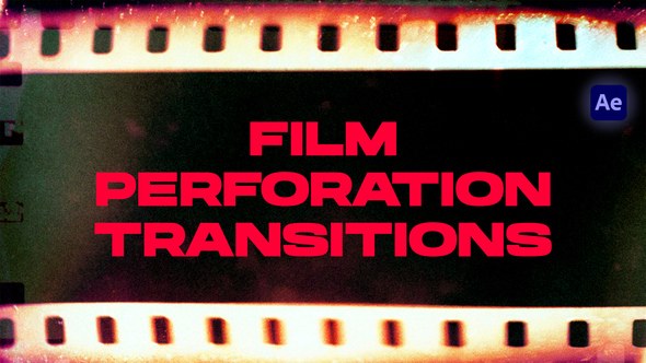 Videohive Film Perforation Transitions | After Effects Elements template preview