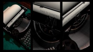 Videohive Vintage Typewriter Mockup Openers template preview