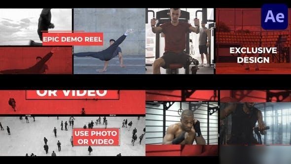 Videohive Epic Demo Reel for After Effects Openers template preview