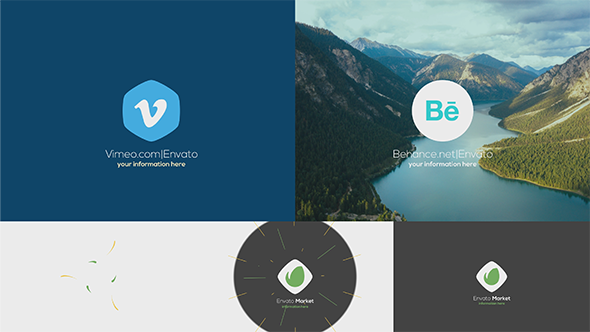 Videohive Drops & Burst Logo Logo Stings template preview