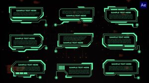 Videohive Technology Call Outs | After Effect Titles template preview