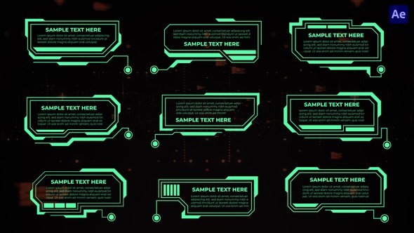 Videohive Technology Call Outs | After Effect Titles template preview