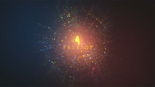 Videohive Particle Blast Logo Logo Stings template preview