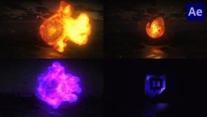 Videohive Logo Fire for After Effects Logo Stings template preview