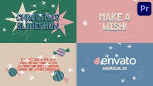 Hand Made Christmas Slideshow for Premiere Pro Premiere Pro template preview