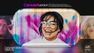 Carousel Slideshow Premiere Premiere Pro template preview