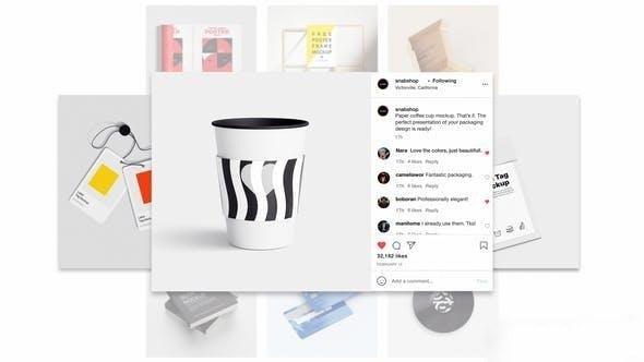 Videohive Instagram Portfolio Promo Openers template preview