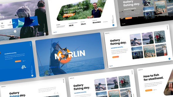 Videohive Marlin Fishing Video Display After Effect Template Elements template preview