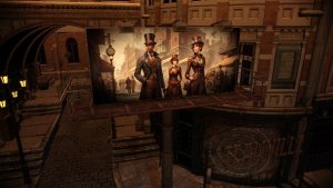 Videohive Steampunk Billboards Video Displays template preview