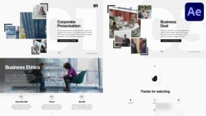 Videohive Corporate Slideshow Presentation for After Effects Openers template preview