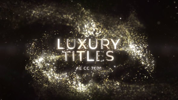 Videohive Gold Luxury Titles 45221486 Titles template preview