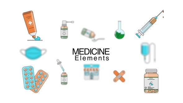 Videohive Medicine Elements Elements template preview