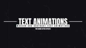 Videohive Text Animations 55396604 Titles template preview