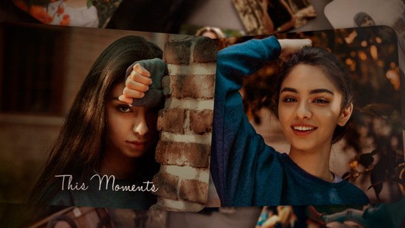 Modern Photo Slideshow MOGRT Premiere Pro template preview