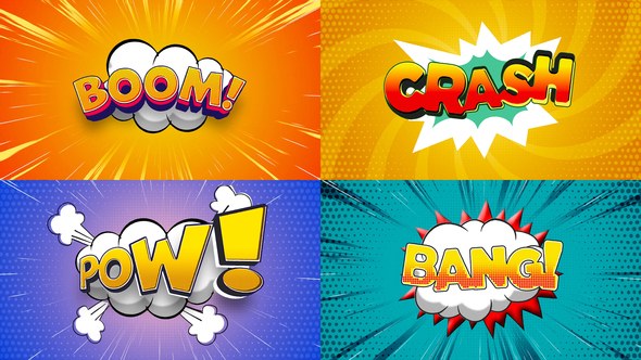 Videohive Comic Titles - Part 1 Titles template preview
