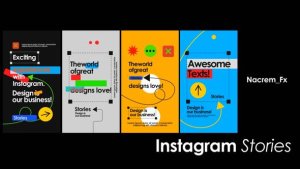 Popart Insta Elements template preview