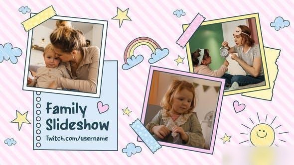 Videohive Family Slideshow 50428449 Openers template preview