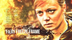 Fire Trailer Video Displays template preview