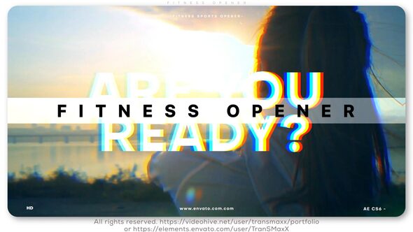 Videohive Fitness Opener 26449300 Openers template preview