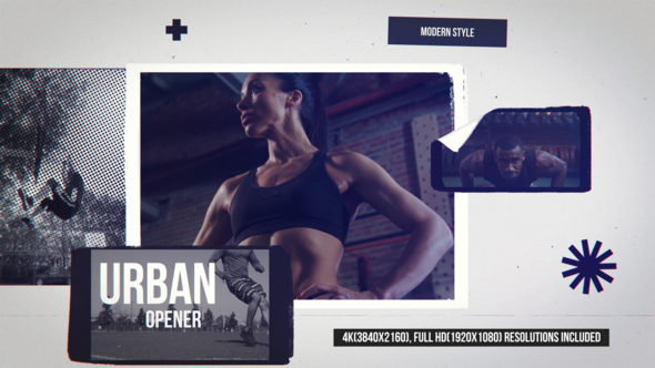 Videohive Grunge Urban Intro Openers template preview