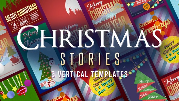 Videohive Christmas Greeting Stories 49887463 Elements template preview