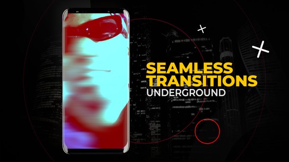 Videohive Vertical Underground Transitions | After Effects Elements template preview