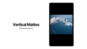 Videohive Vertical Mattes Elements template preview