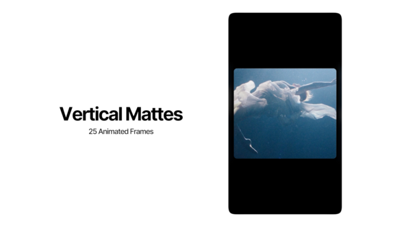 Videohive Vertical Mattes Elements template preview