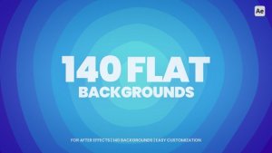 Videohive Flat Backgrounds 57536412 Elements template preview