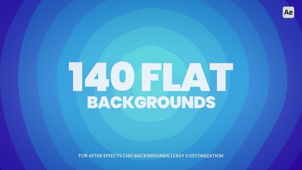 Videohive Flat Backgrounds 57536412 Elements template preview