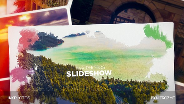 Videohive Ink Photos Video Displays template preview