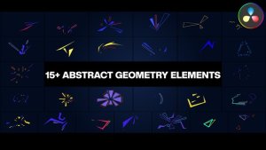 Abstract Geometry Elements for Premiere Pro Premiere Pro template preview