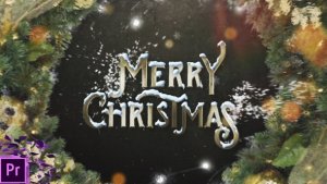 Christmas Logo Premiere Pro template preview