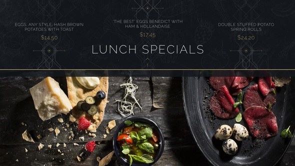 Videohive Restaurant Menu 46769976 Product Promo template preview
