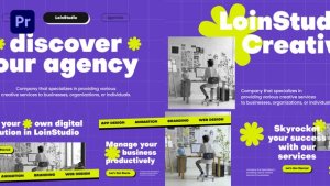 Creative Agency Premiere Pro Premiere Pro template preview