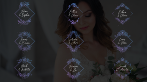 Videohive Wedding Titles - Diamond Frames Titles template preview