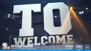 Videohive 3D Logo Opener Openers template preview