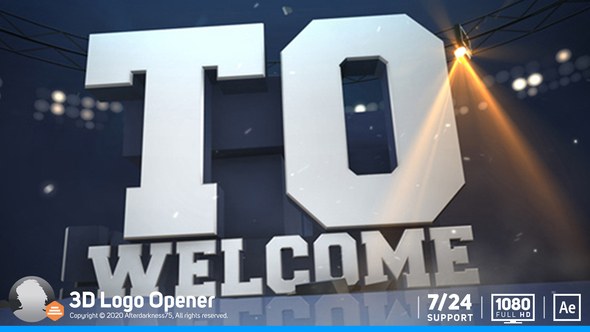 Videohive 3D Logo Opener Openers template preview