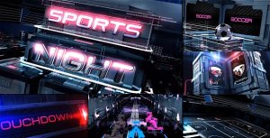 Sports Broadcast Pack Video Displays template preview