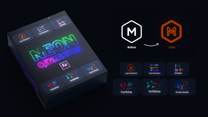 Videohive Neon Generator Toolkit Elements template preview