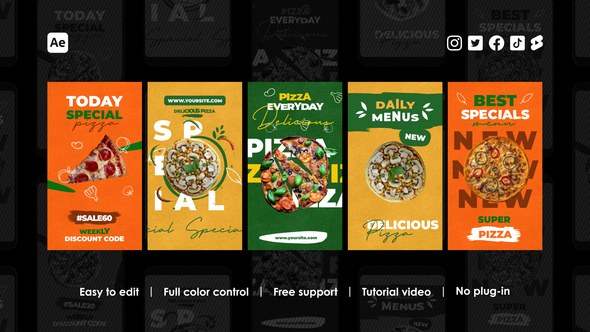 Videohive Fast Food Instagram Reels Product Promo template preview