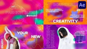 Videohive Psychedelic Fashion Scenes for After Effects Openers template preview